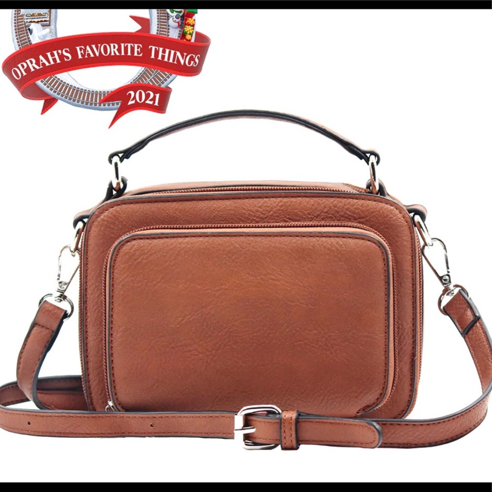 Crossbody Satchel Camel NEW!!
